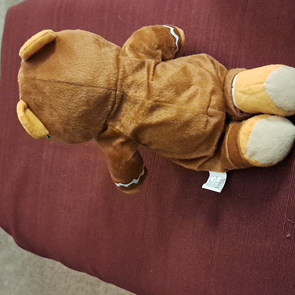 Gingerbread Stuffed Bear - Picture 3 of 4
